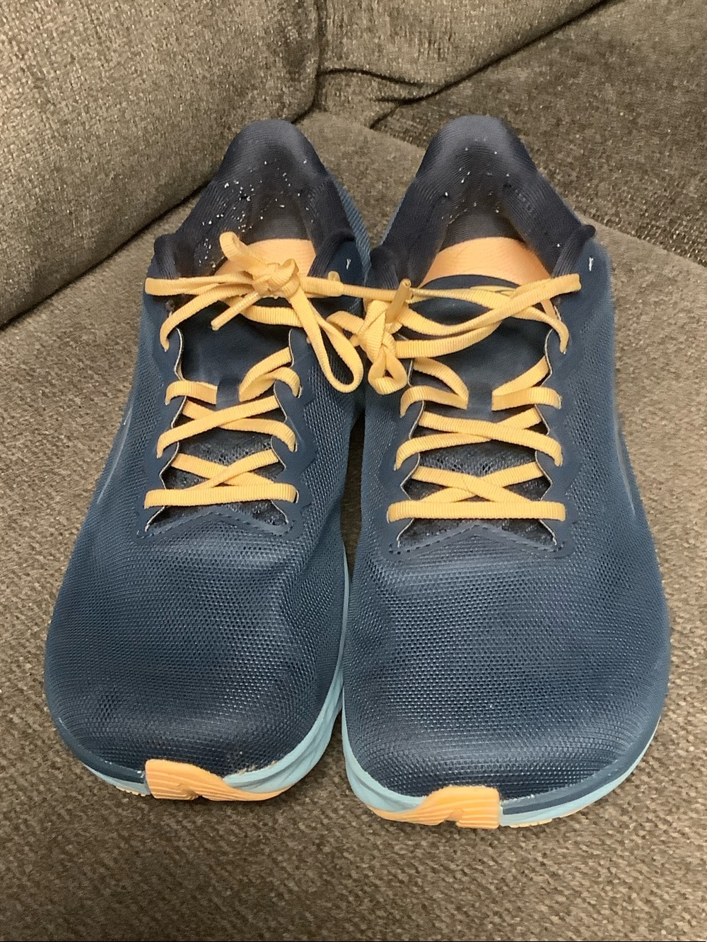 Altra Women's Navy and Yellow/orange Athletic Sneakers